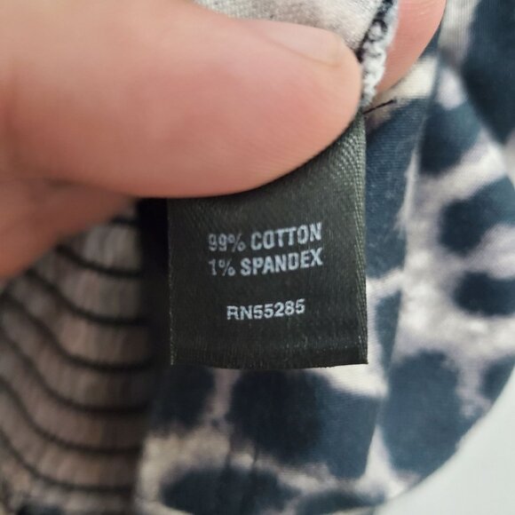 Express Women's Y2K Gray Leopard Smocked Back Hook & Eye Bustier Corset Top Sz S - Picture 5 of 8